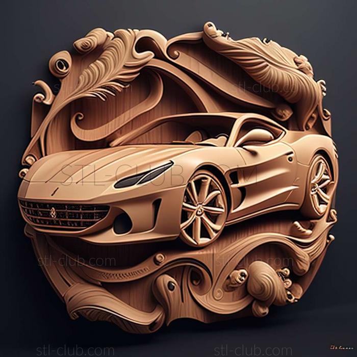 3D мадэль Ferrari Portofino (STL)